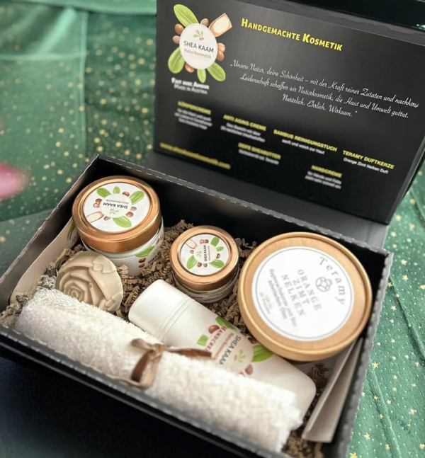 SheaKaam Naturkosmetik: Handgefertigte Hautpflege mit Verantwortung – mit hochwertiger Sheabutter aus fairem Handel für eine natürliche und nachhaltige Pflege.