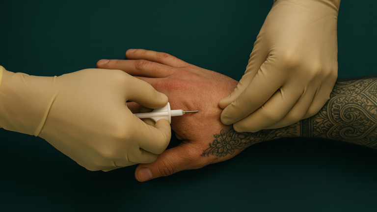 Tattoo mit integriertem NFC-Chip von Marcel Zöhrers Remink – wenn Körperkunst zur digitalen Erinnerung wird.