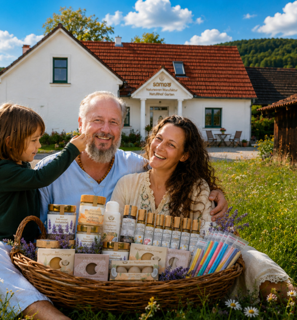 Handgemachte Bio-Naturkosmetik von SOMO Naturwaren Manufaktur verbindet Kräuterwissen mit nachhaltiger Qualität.